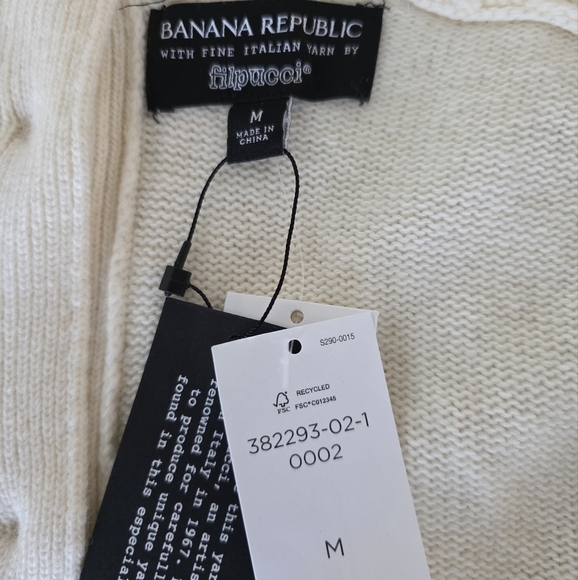 NWT Banana Republic Filpucci Italian yarn cardigan - Picture 4 of 4